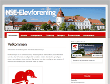 Tablet Screenshot of nse-elevforening.dk